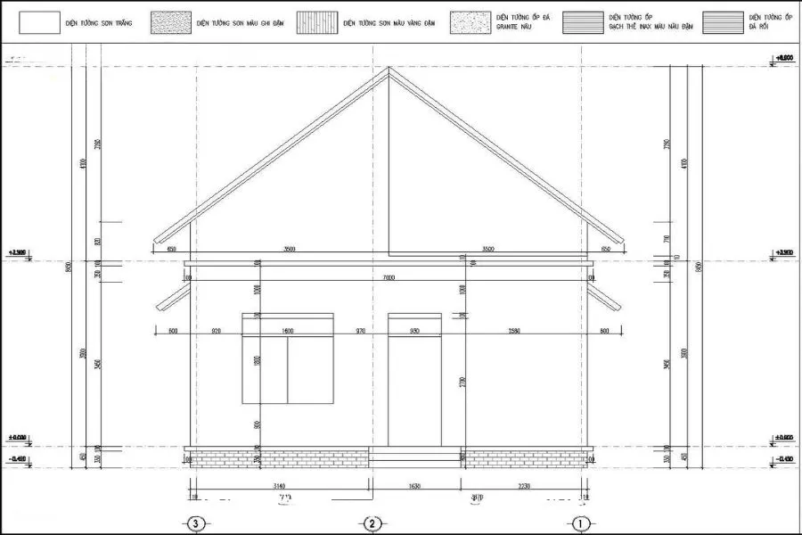 Bản vẽ mặt sau