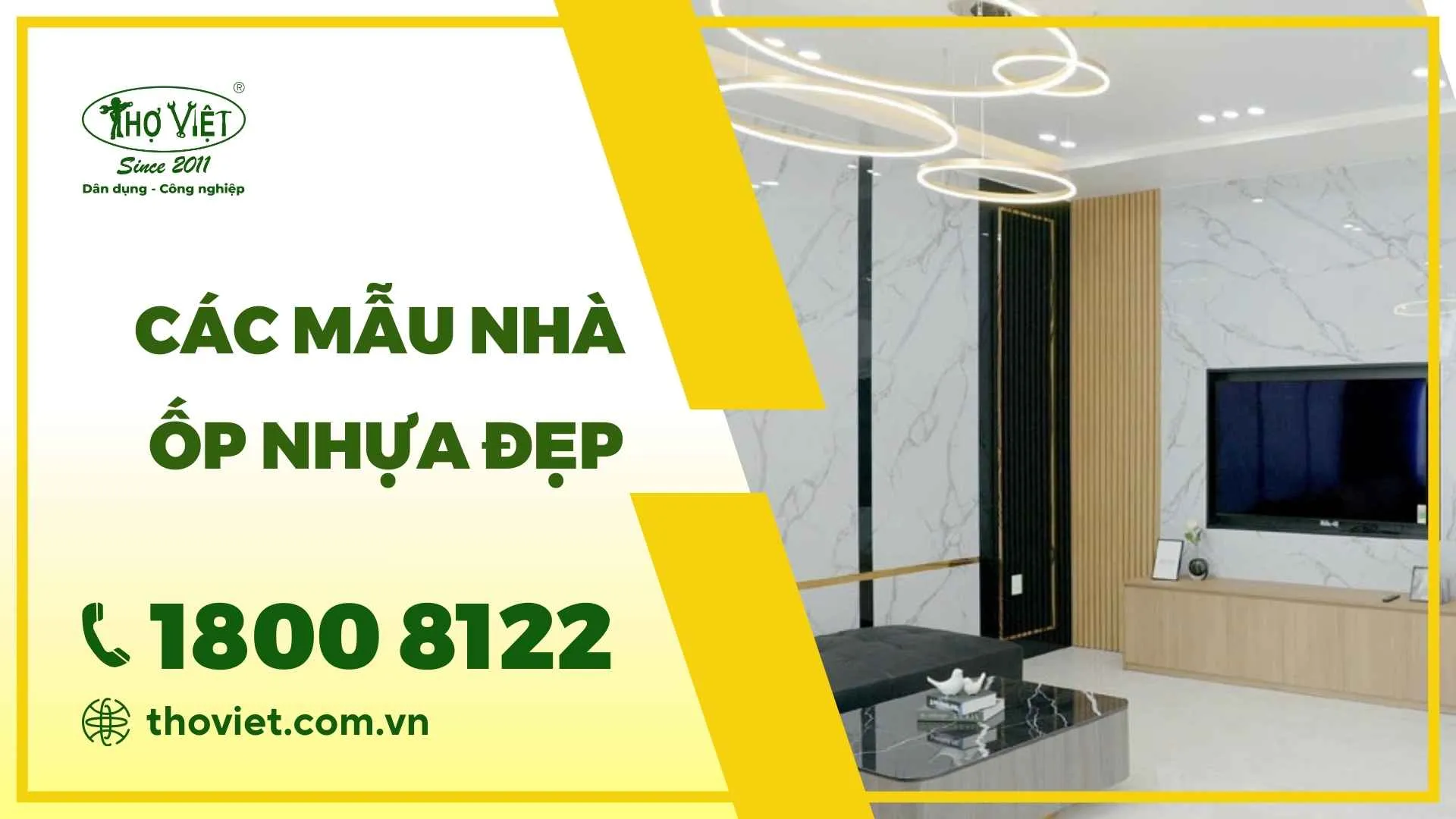Các mẫu nhà ốp nhựa đẹp