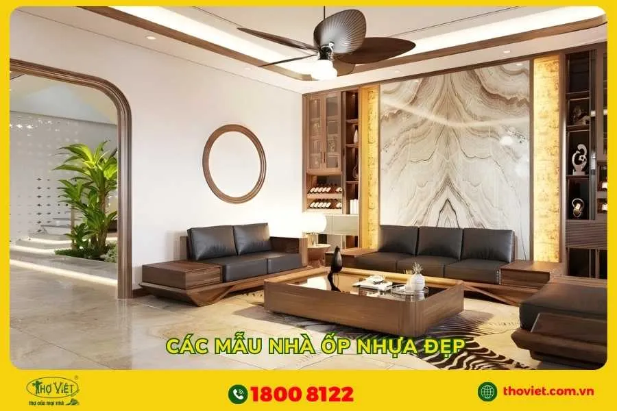 Các mẫu nhà ốp nhựa đẹp