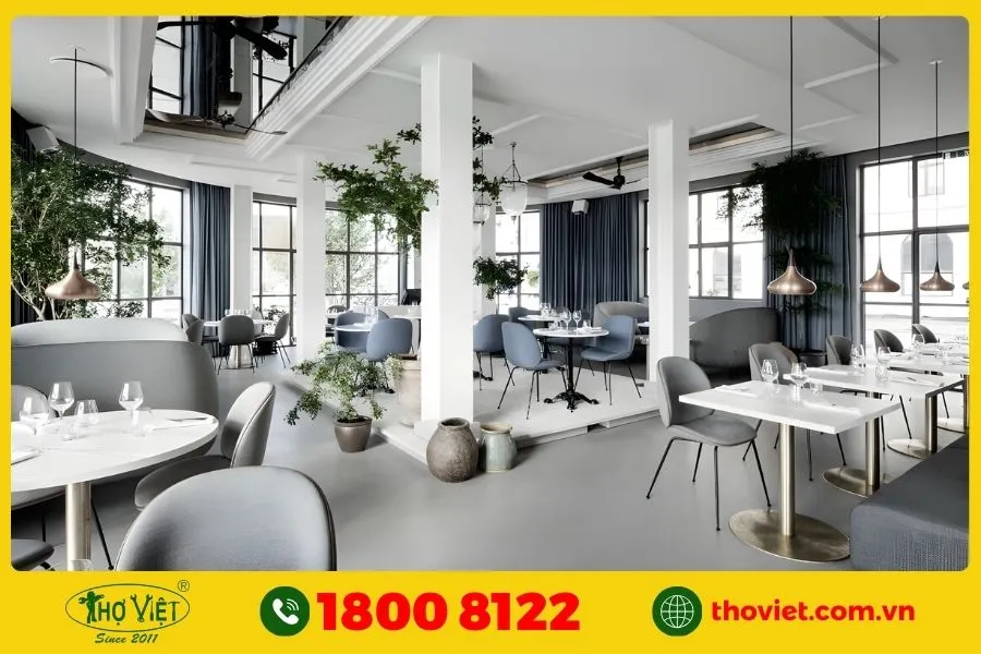 Quán cafe phong cách Bắc Âu