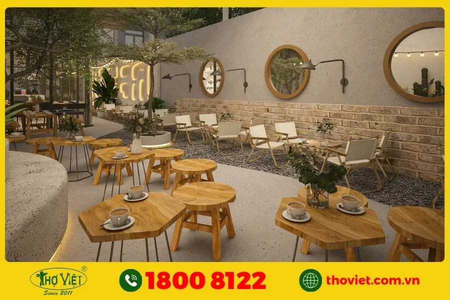 Quán cafe phong cách hiện đại