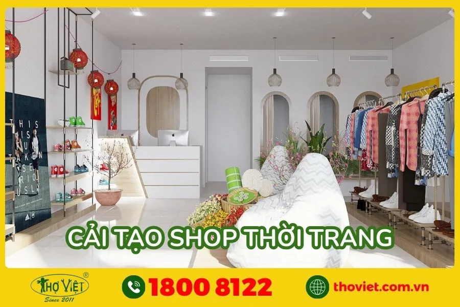 Dịch vụ cải tạo shop thời trang chuyên nghiệp