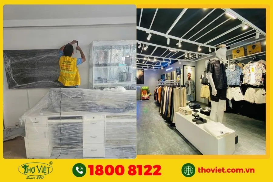 Thợ Việt là đơn vị thi công cải tạo shop thời trang uy tín