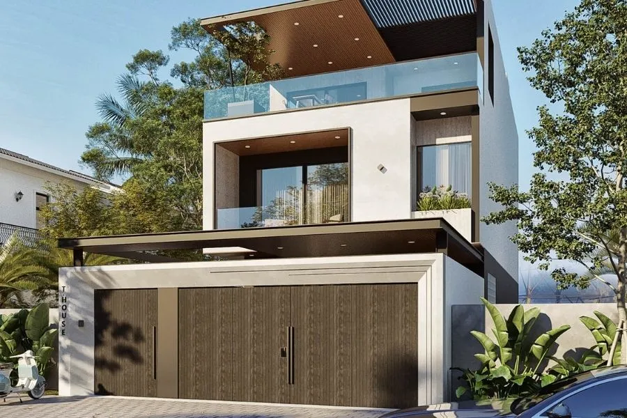 Dễ bố trí công năng nhà 3 tầng