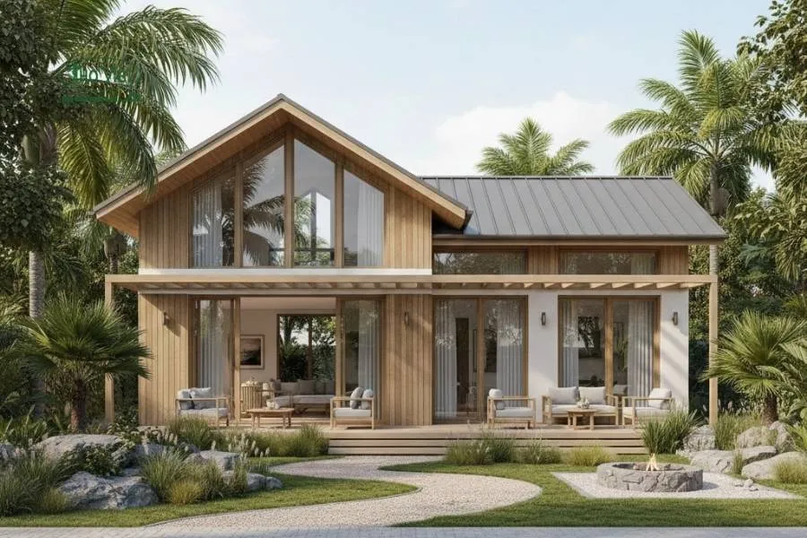 Mẫu biệt thự nhà vườn Bắc Âu
