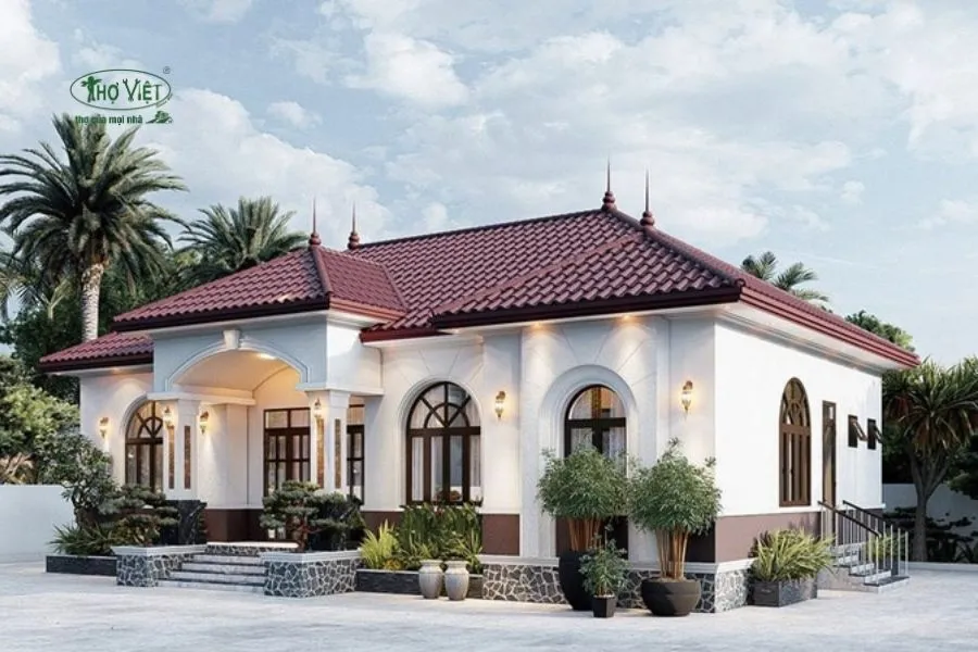 Mẫu biệt thự nhà vườn tân cổ điển