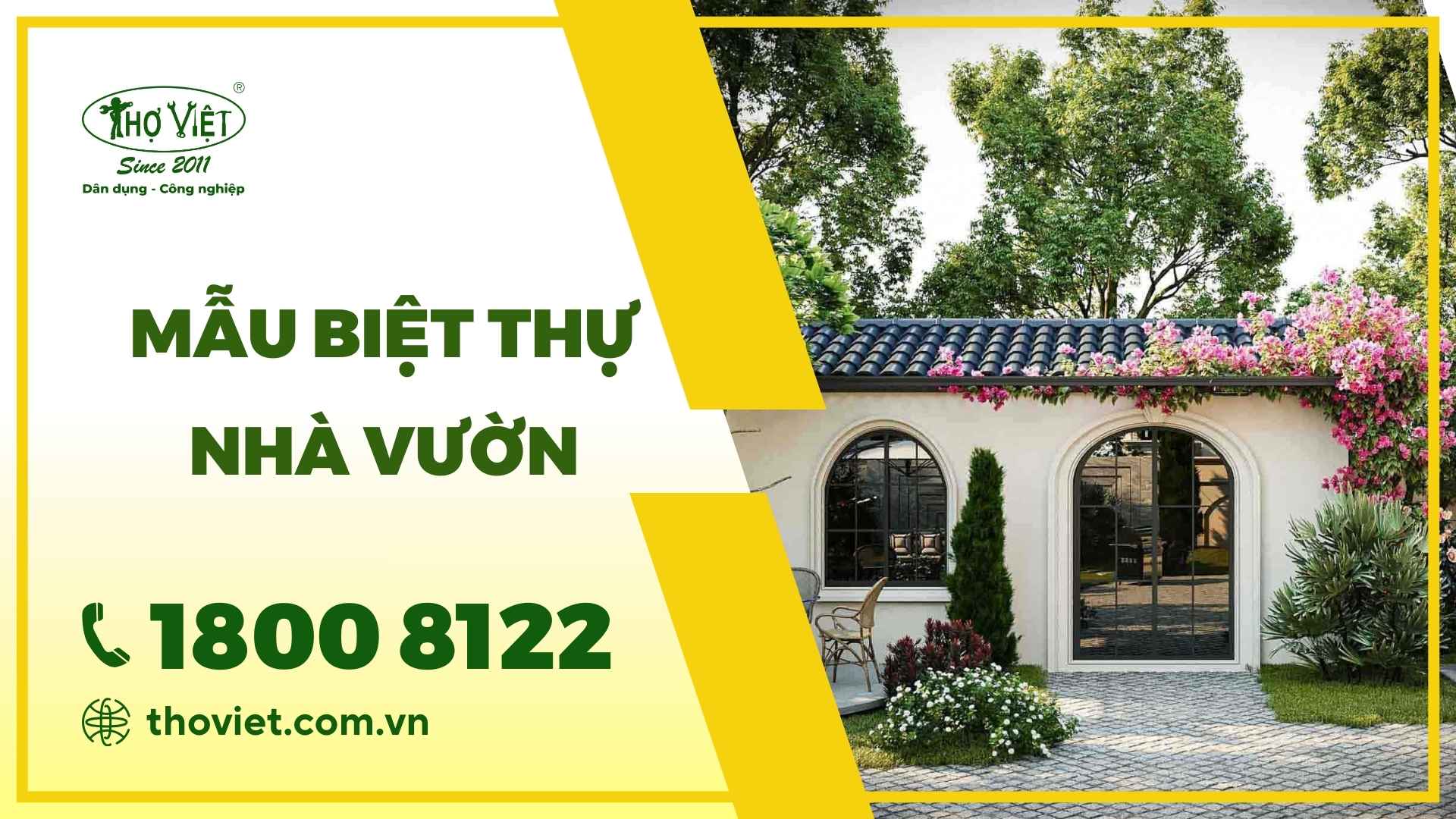 Mẫu biệt thự nhà vườn