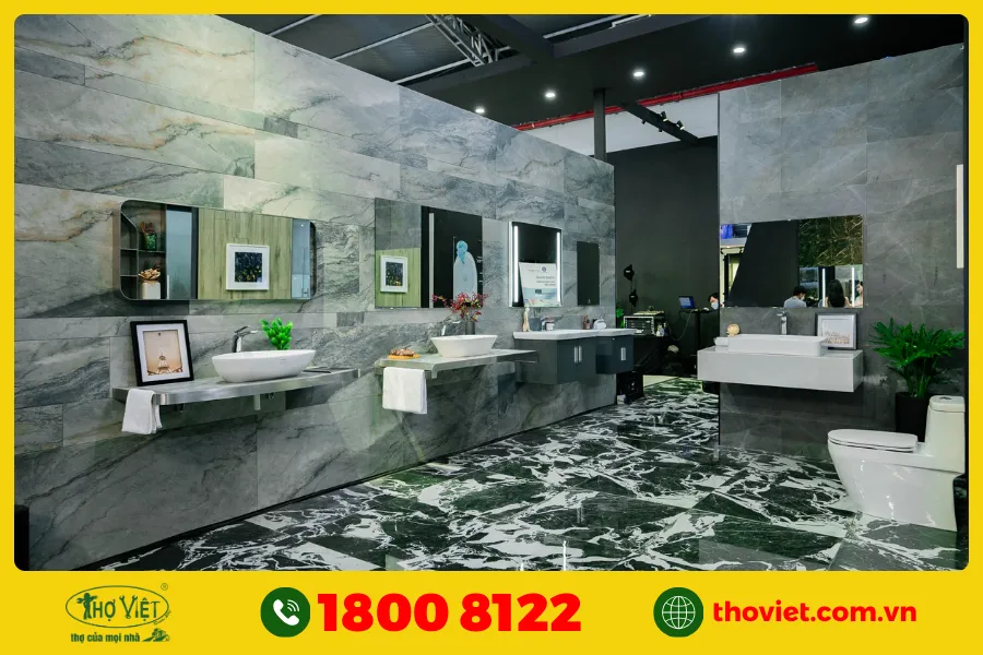 Mẫu gạch ốp nhà vệ sinh Viglacera số 9