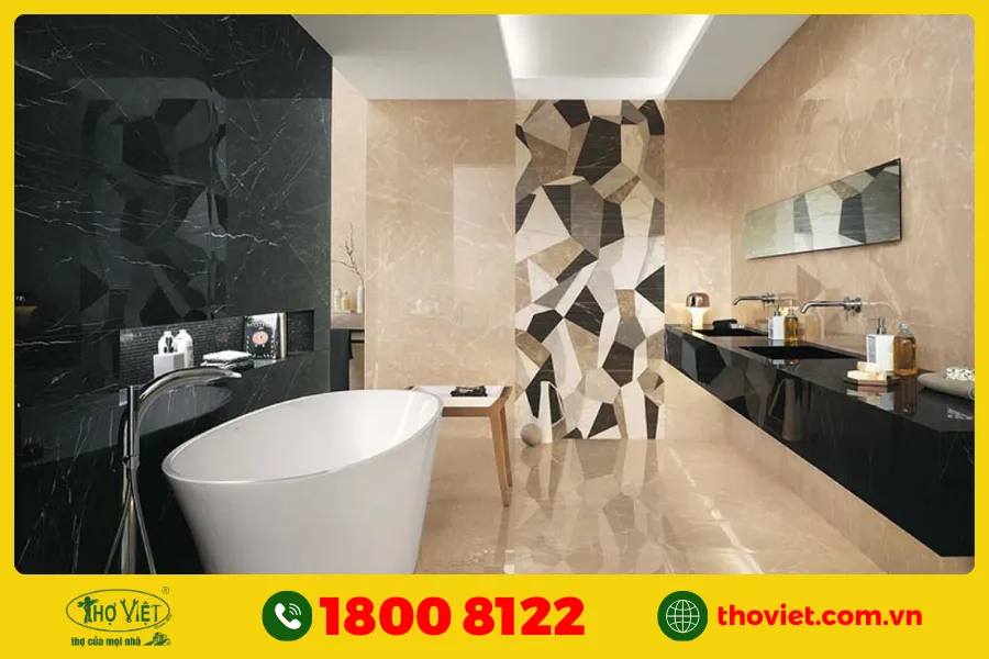 Mẫu gạch ốp nhà vệ sinh Viglacera số 14