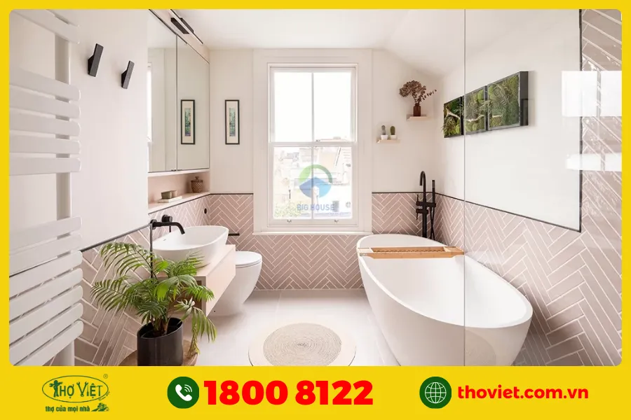 Mẫu gạch ốp nhà vệ sinh Viglacera số 17