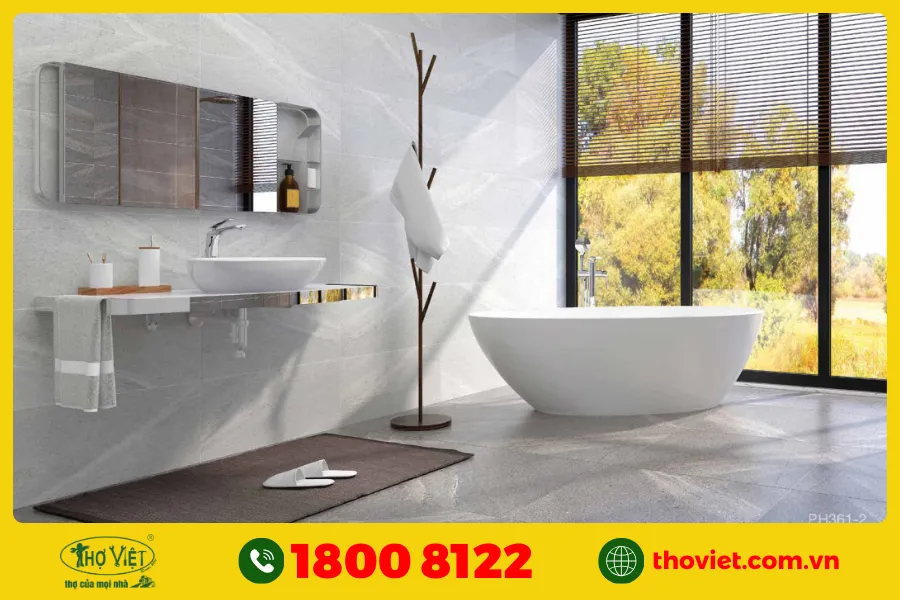 Mẫu gạch ốp nhà vệ sinh Viglacera số 1