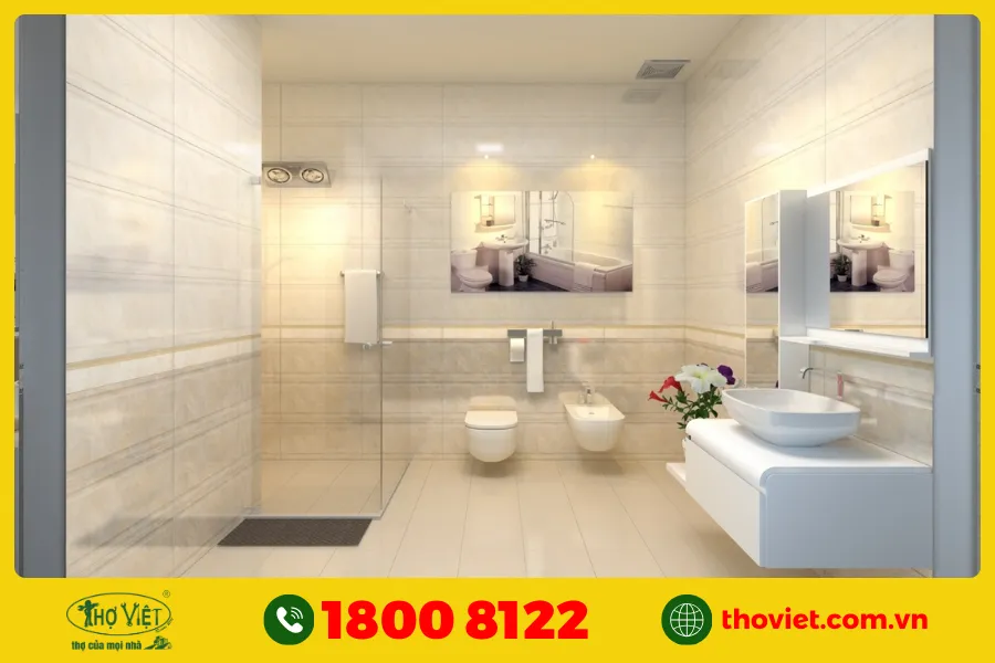 Mẫu gạch ốp nhà vệ sinh Viglacera số 3