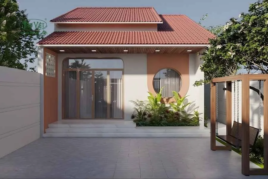 Mẫu mái nhà đẹp kiểu mái ngói