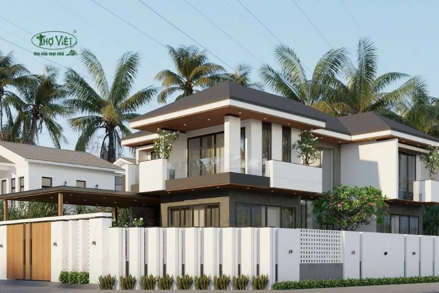 Mẫu mái nhà đẹp kiểu mái Nhật