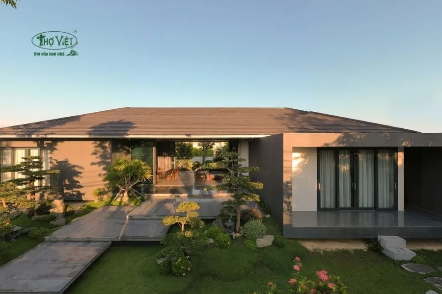 Mẫu mái nhà đẹp kiểu mái Nhật