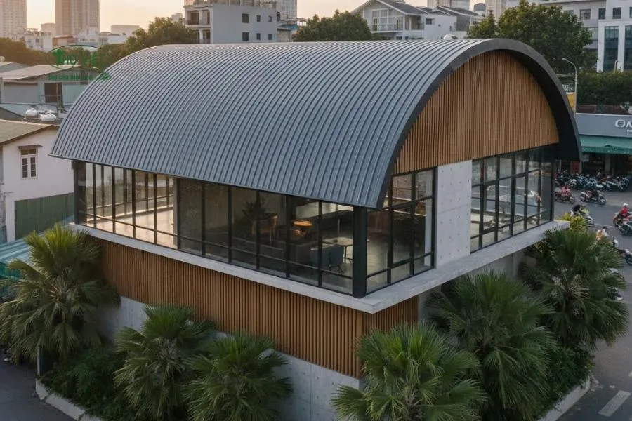 Mẫu mái nhà đẹp kiểu mái vòm