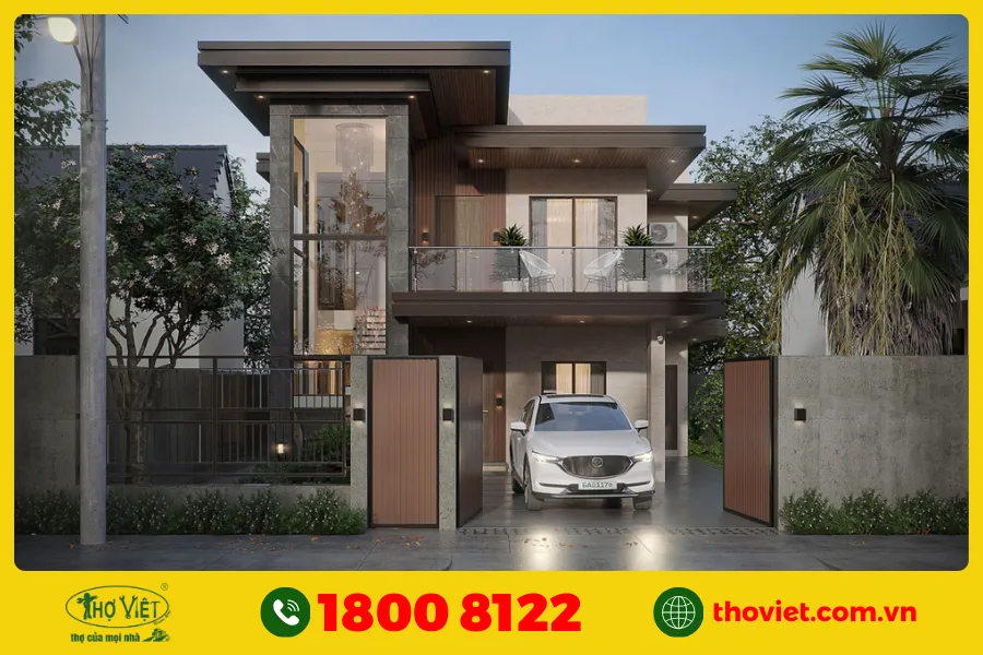 Vì sao, xu hướng luôn chọn mẫu nhà 1 trệt 2 lầu hiện đại?