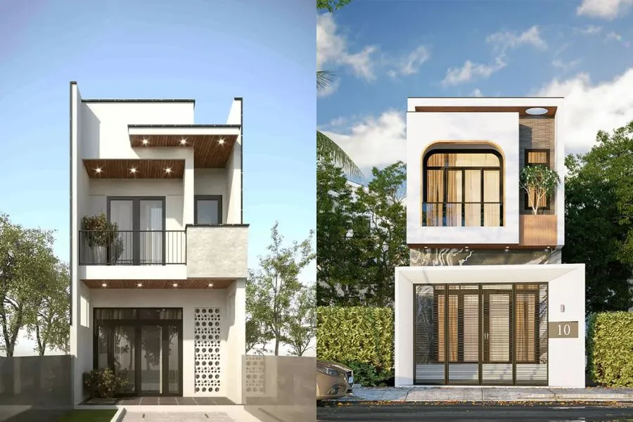 Mẫu nhà 2 tầng 700 triệu 2 phòng ngủ