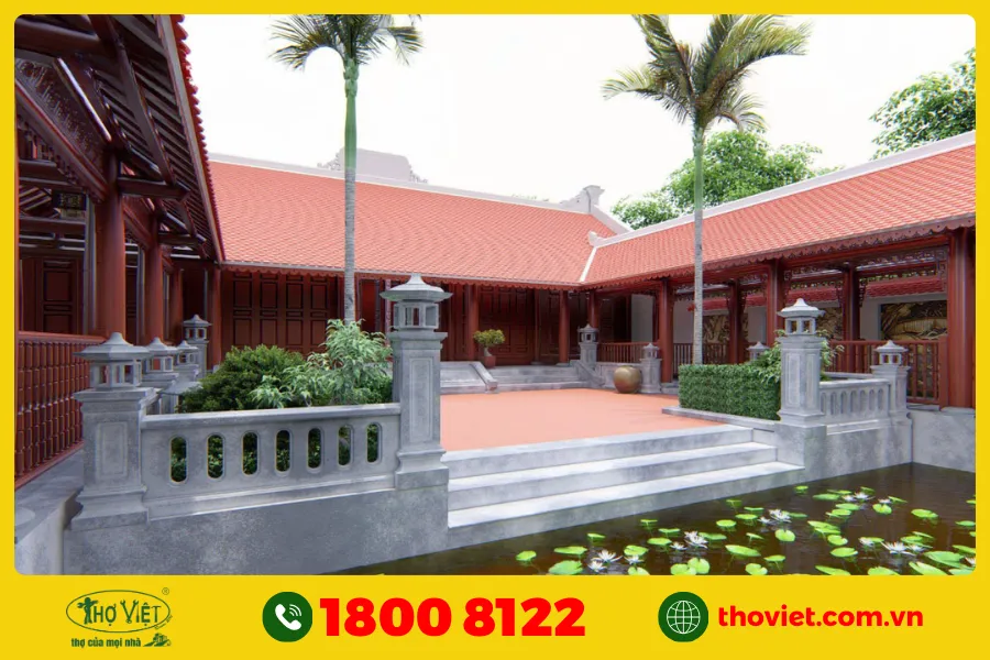 Mẫu nhà 5 gian 4 phòng ngủ số 3