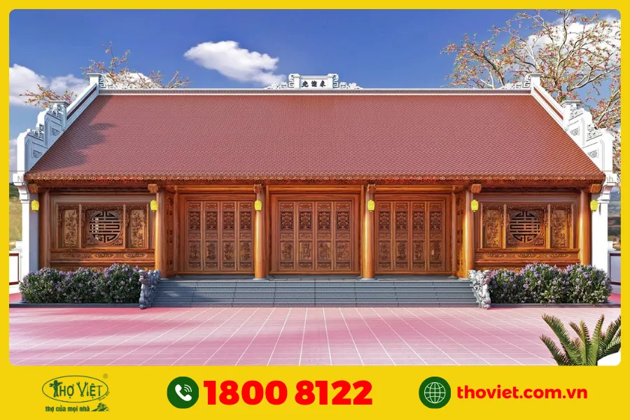 Mẫu nhà 5 gian 4 phòng ngủ số 7