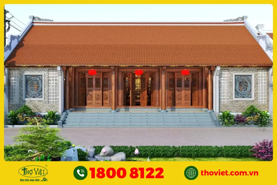 Mẫu nhà 5 gian 4 phòng ngủ số 13