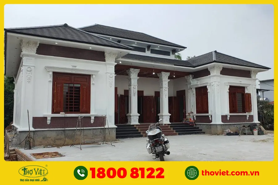 Mẫu nhà 5 gian 4 phòng ngủ số 2