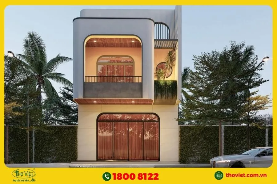 Mẫu nhà 6x18m 2 tầng số 10