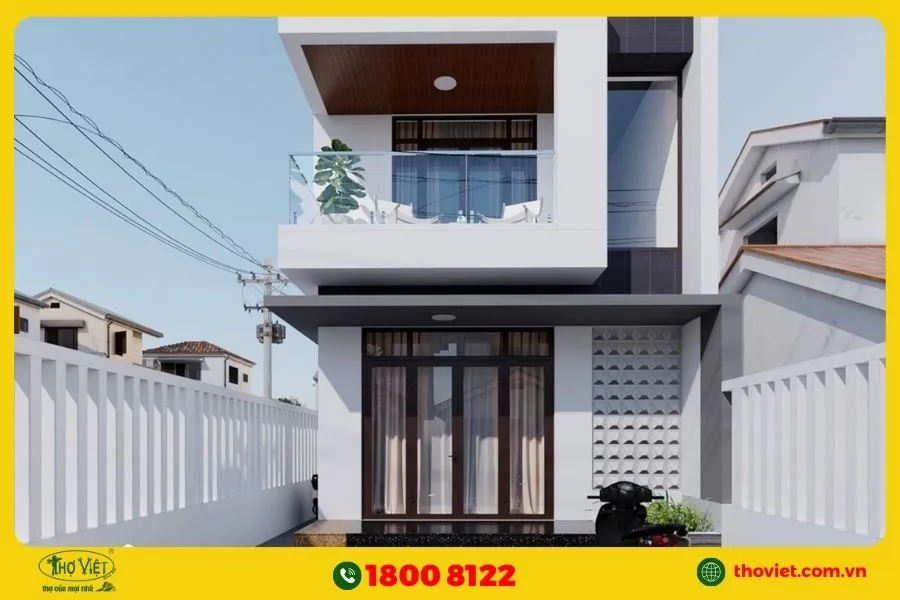 Mẫu nhà 6x18m 2 tầng số 4