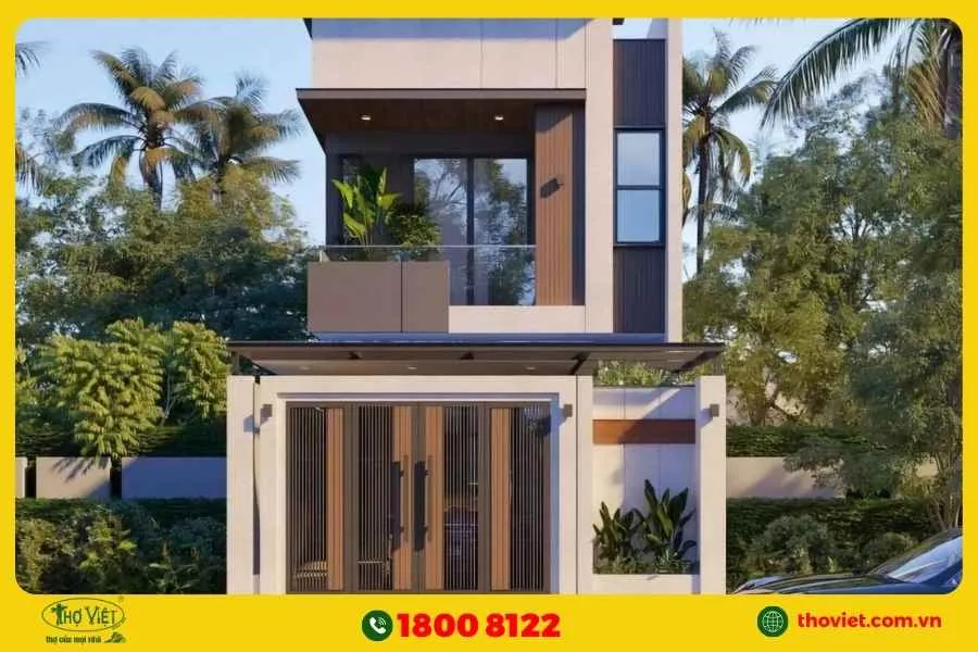 Mẫu nhà 6x18m 2 tầng số 8