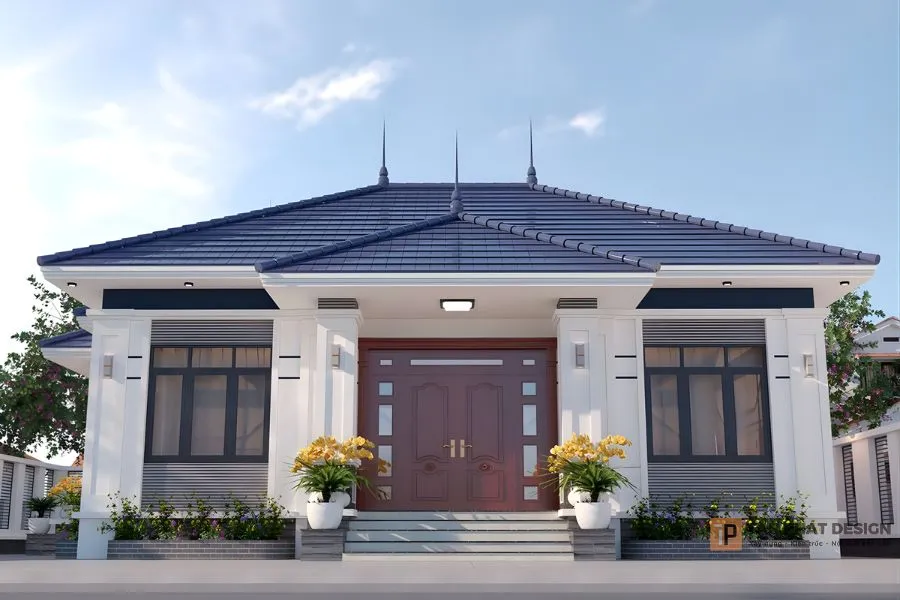 Mẫu nhà 7x12m 1 tầng mái Thái