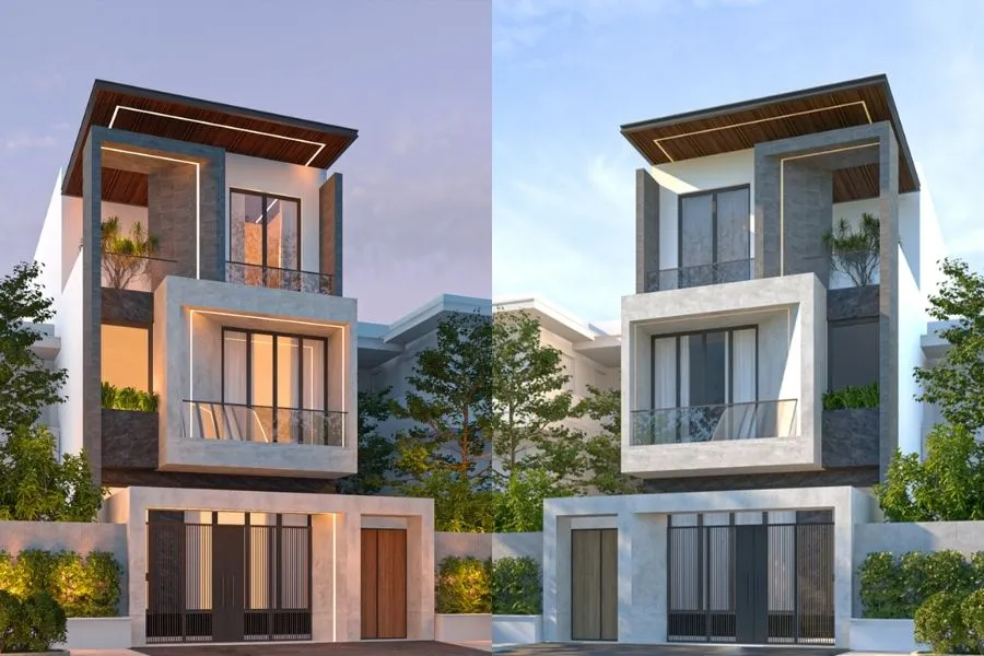 Mẫu nhà 7x16m 3 tầng