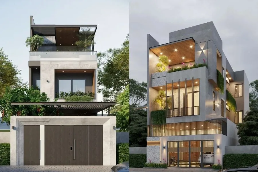 Mẫu nhà 7x18m 3 tầng