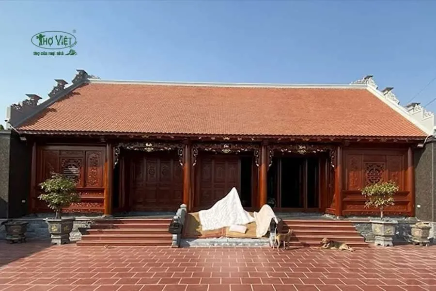 Mẫu nhà cổ 5 gian Bắc Bộ