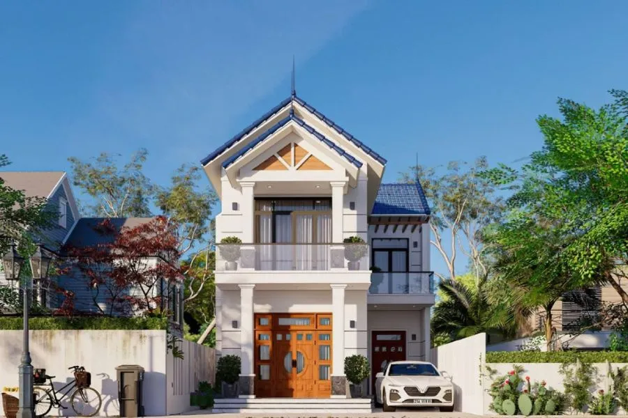 Mẫu nhà ống 2 tầng đẹp giá 700 triệu