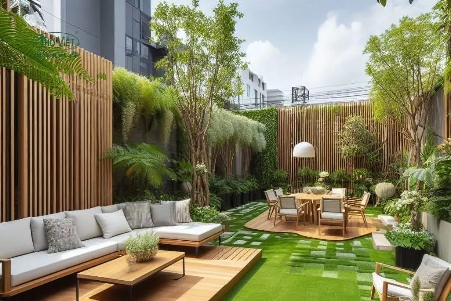 Mẫu nhà ốp nhựa cho ngoại thất