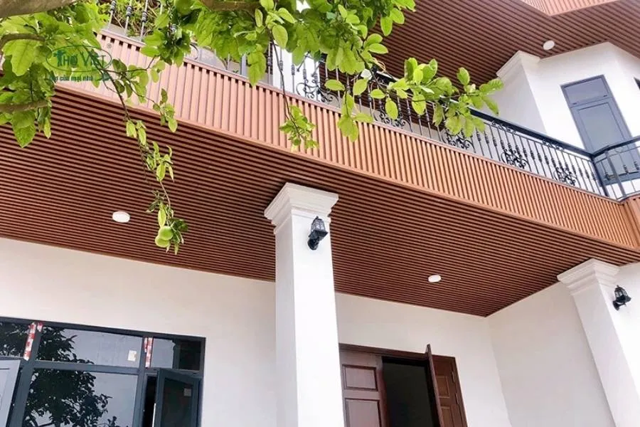 Mẫu nhà ốp nhựa cho ngoại thất