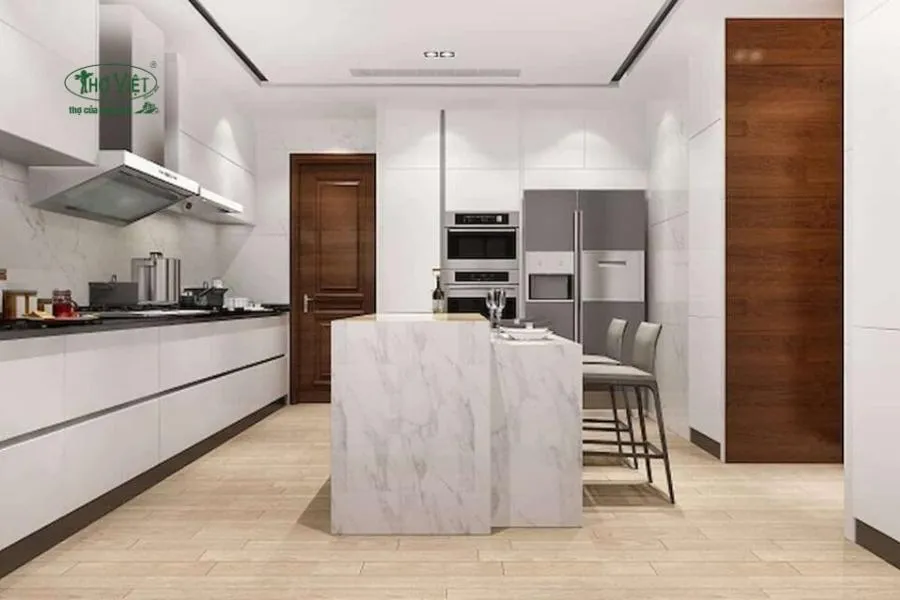 Mẫu nhà ốp nhựa cho phòng bếp
