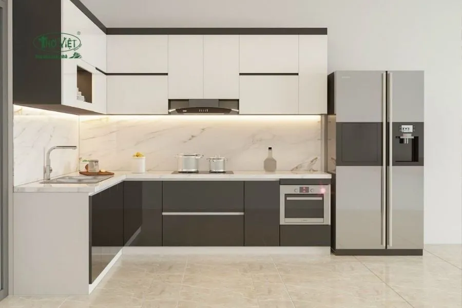 Mẫu nhà ốp nhựa cho phòng bếp