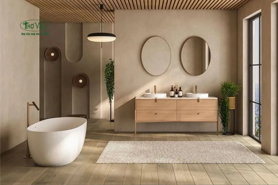 Mẫu nhà ốp nhựa cho phòng tắm