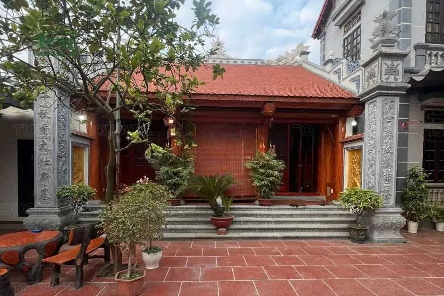 Mẫu nhà thờ từ đường diện tích nhỏ 