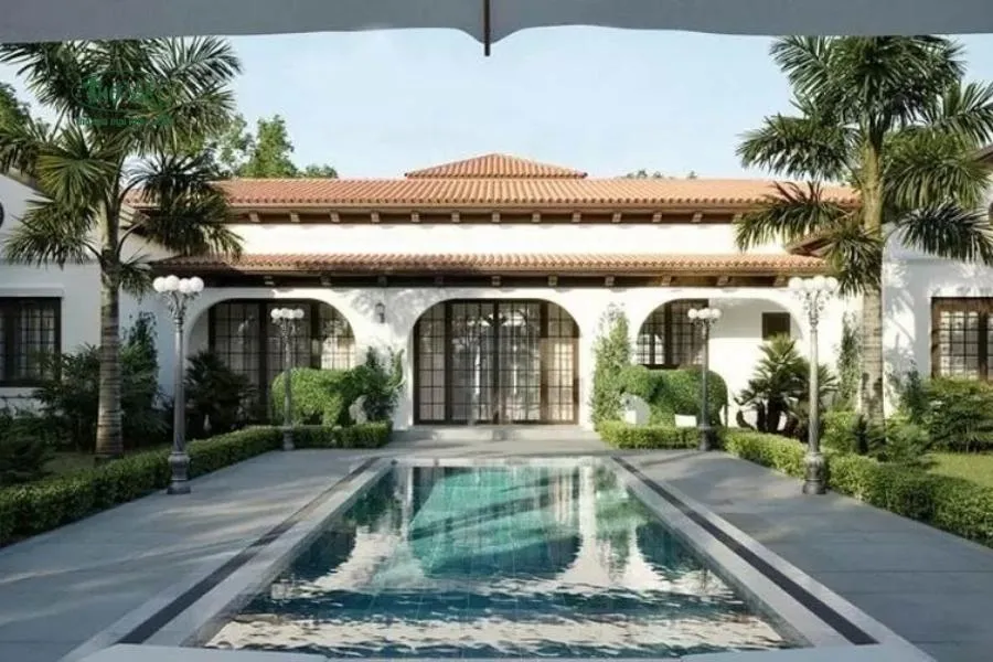 Mẫu nhà villa cấp 4 Địa Trung Hải
