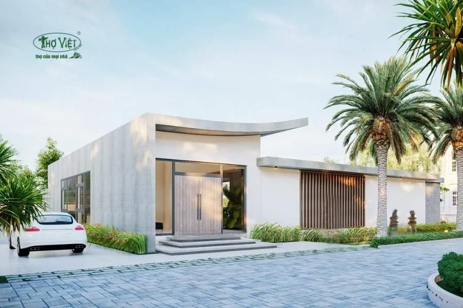 Mẫu nhà villa cấp 4 đơn giản