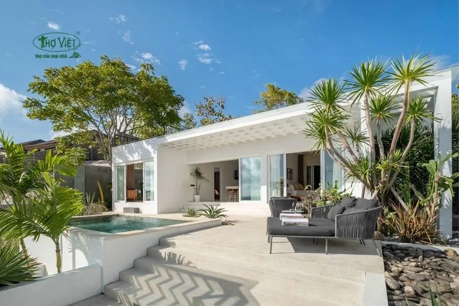 Mẫu nhà villa cấp 4 hiện đại