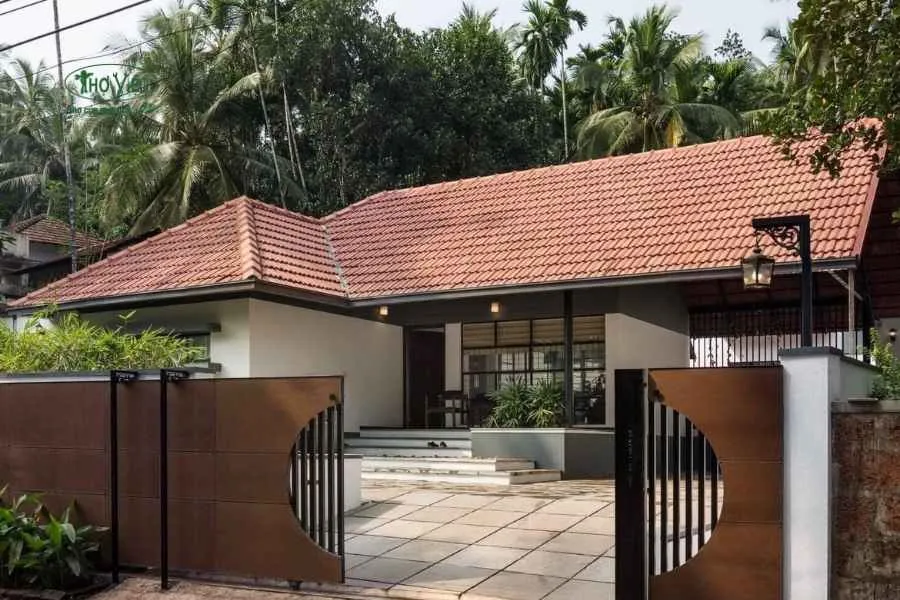 Mẫu nhà villa cấp 4 mái ngói