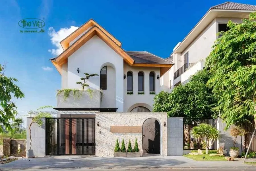 Mẫu thiết kế nhà 50m2 Địa Trung Hải