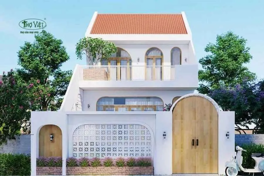 Mẫu thiết kế nhà 50m2 Địa Trung Hải