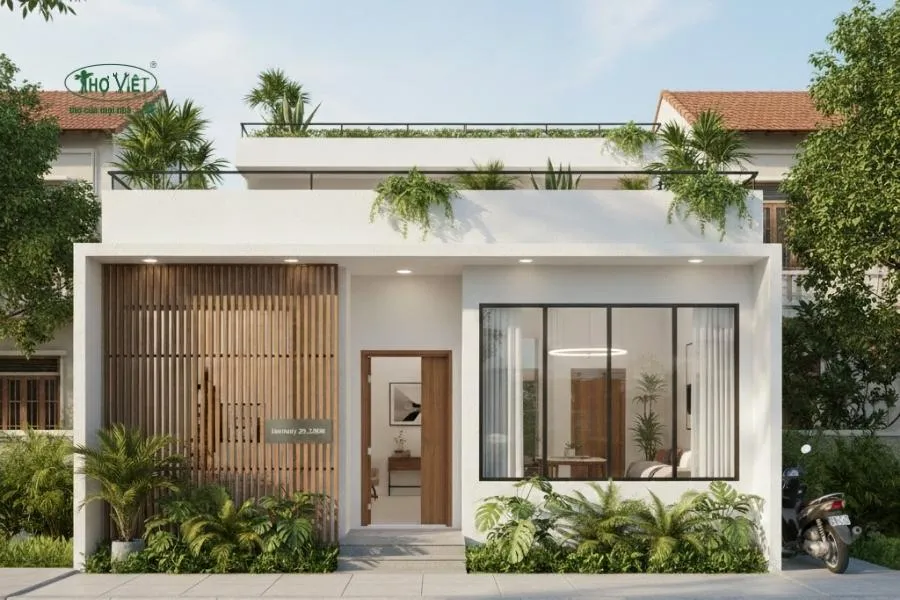 Mẫu thiết kế nhà 50m2 đơn giản