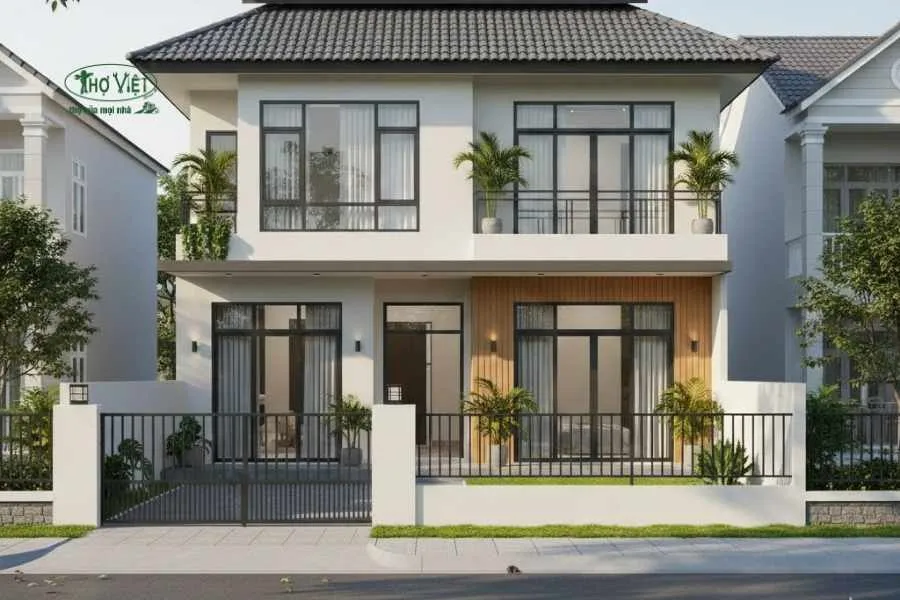 Mẫu thiết kế nhà 50m2 mái Thái