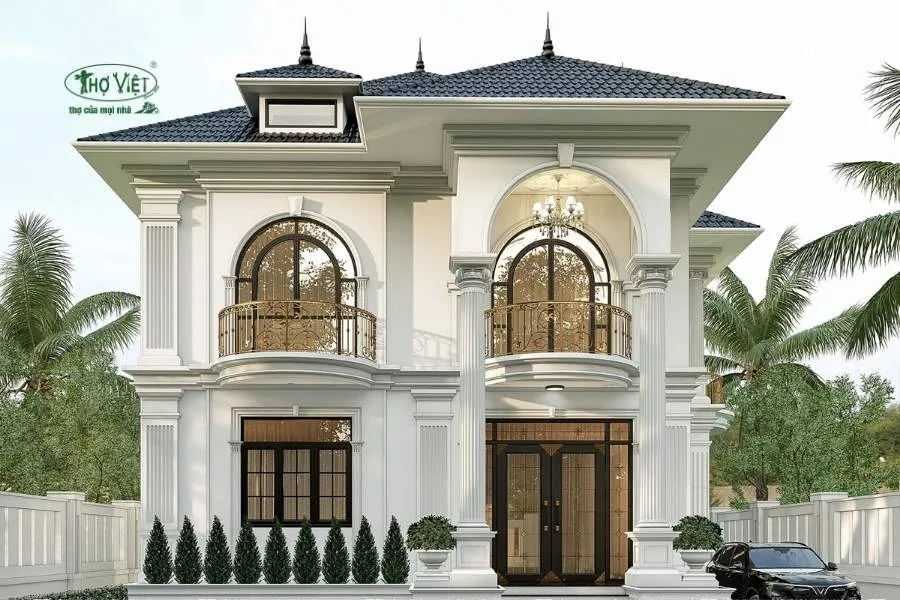 Mẫu thiết kế nhà 50m2 tân cổ điển