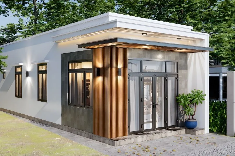 Nhà đẹp mặt tiền cấp 4